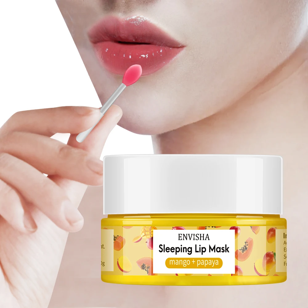 Glycolic Acid Exfoliant - Enisha masker bibir perawatan tidur pelembap