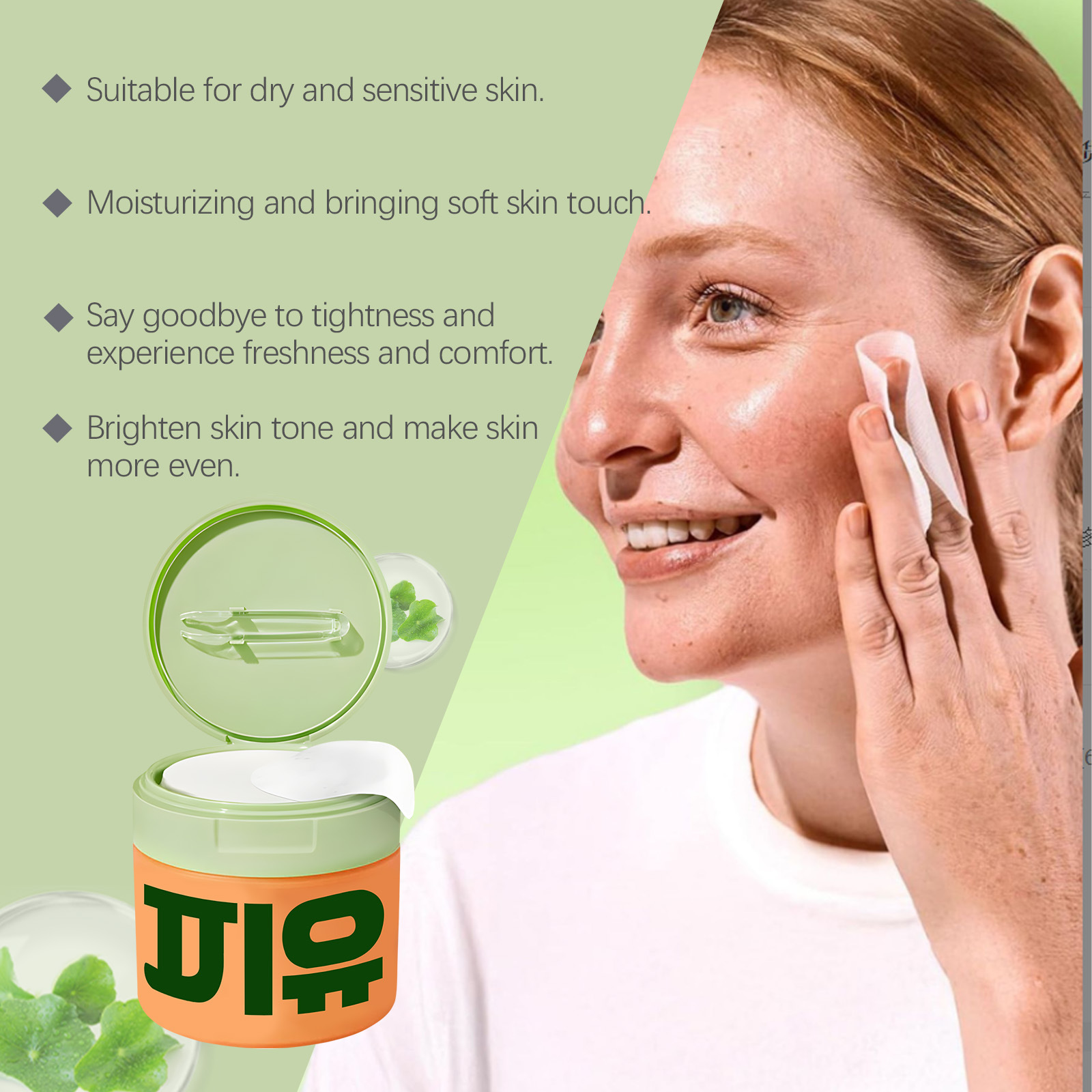 Bantalan Kolagen Toner Wajah C - Centella Asiatica Toner ulasan dan harga