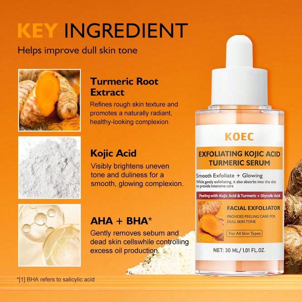 Serum Wajah KOEC Exfoliating K - Glycolic Acid Exfoliant ulasan dan harga