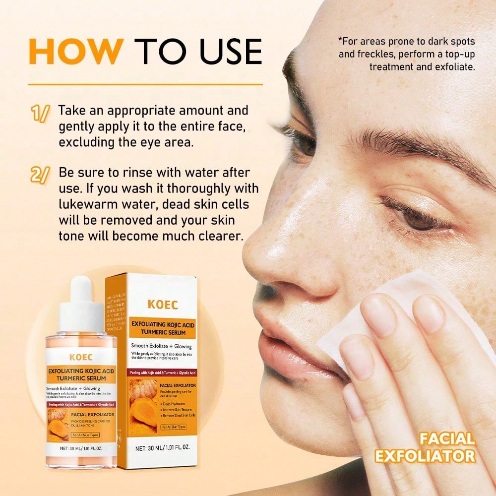 Serum Wajah KOEC Exfoliating K - Glycolic Acid Exfoliant ulasan dan harga