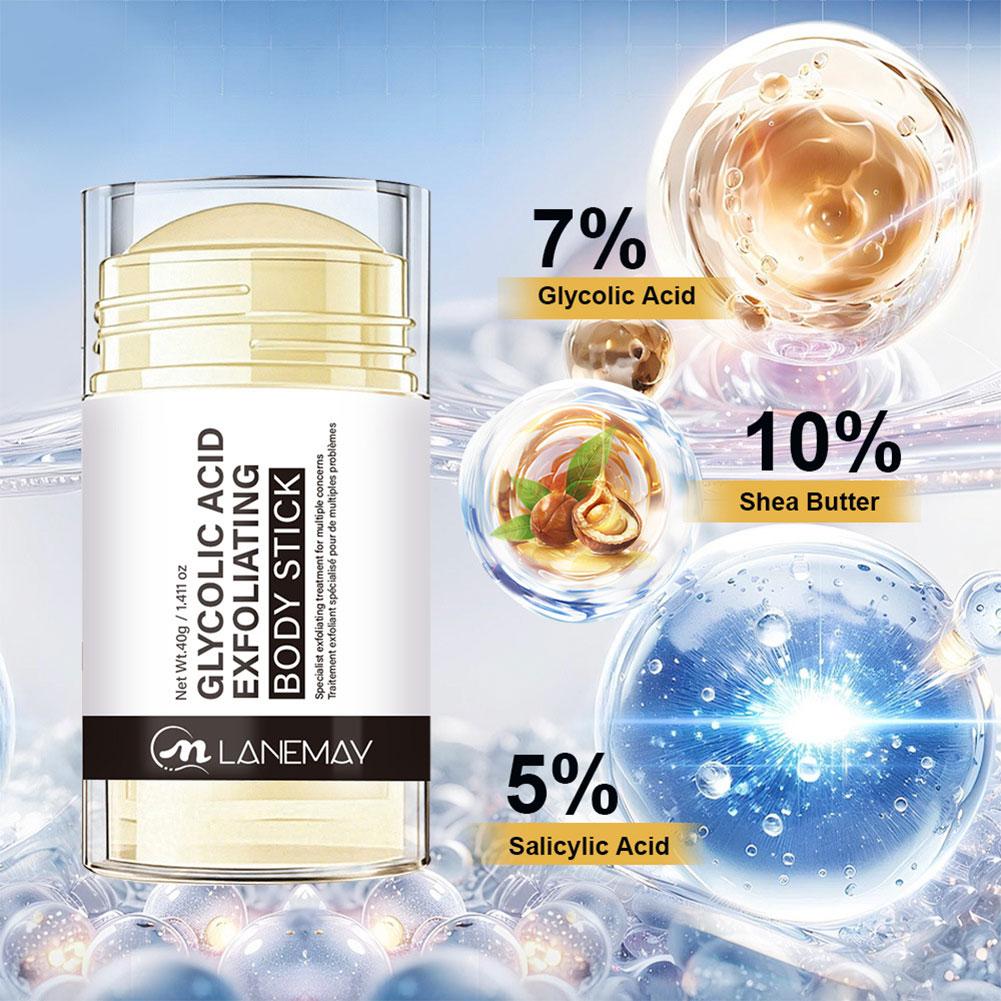 45G Stik Pengelupas Tubuh Asam - Glycolic Acid Exfoliant ulasan dan harga