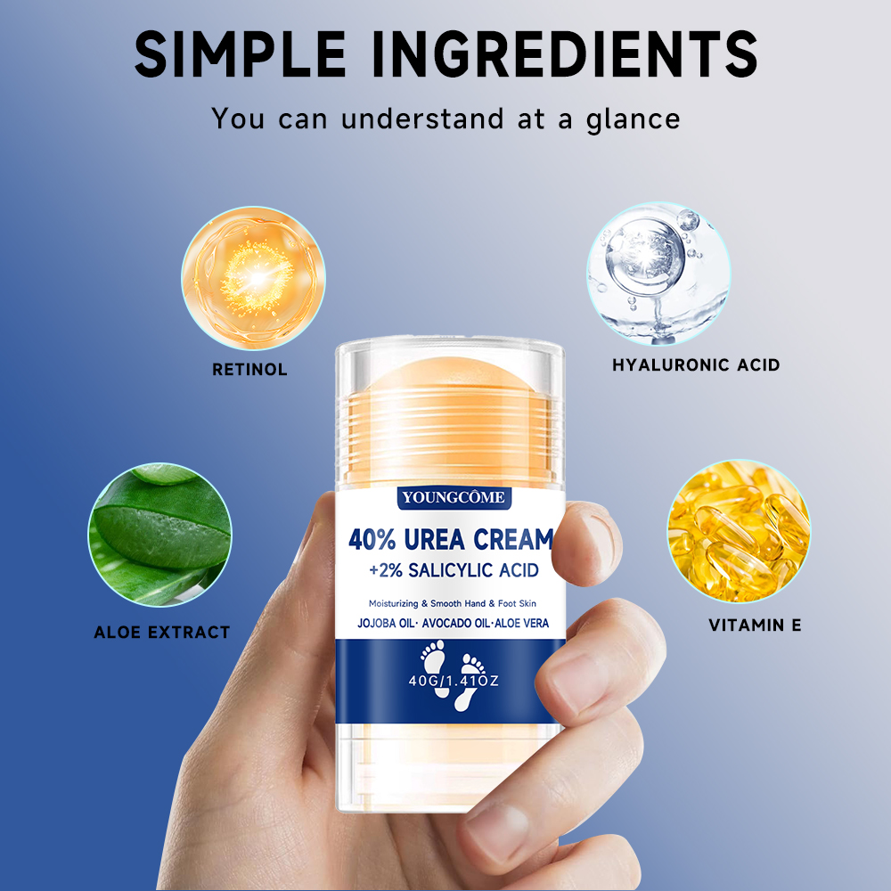 Krim Kaki Urea 40% + Asam Sali - Glycolic Acid Exfoliant ulasan dan harga
