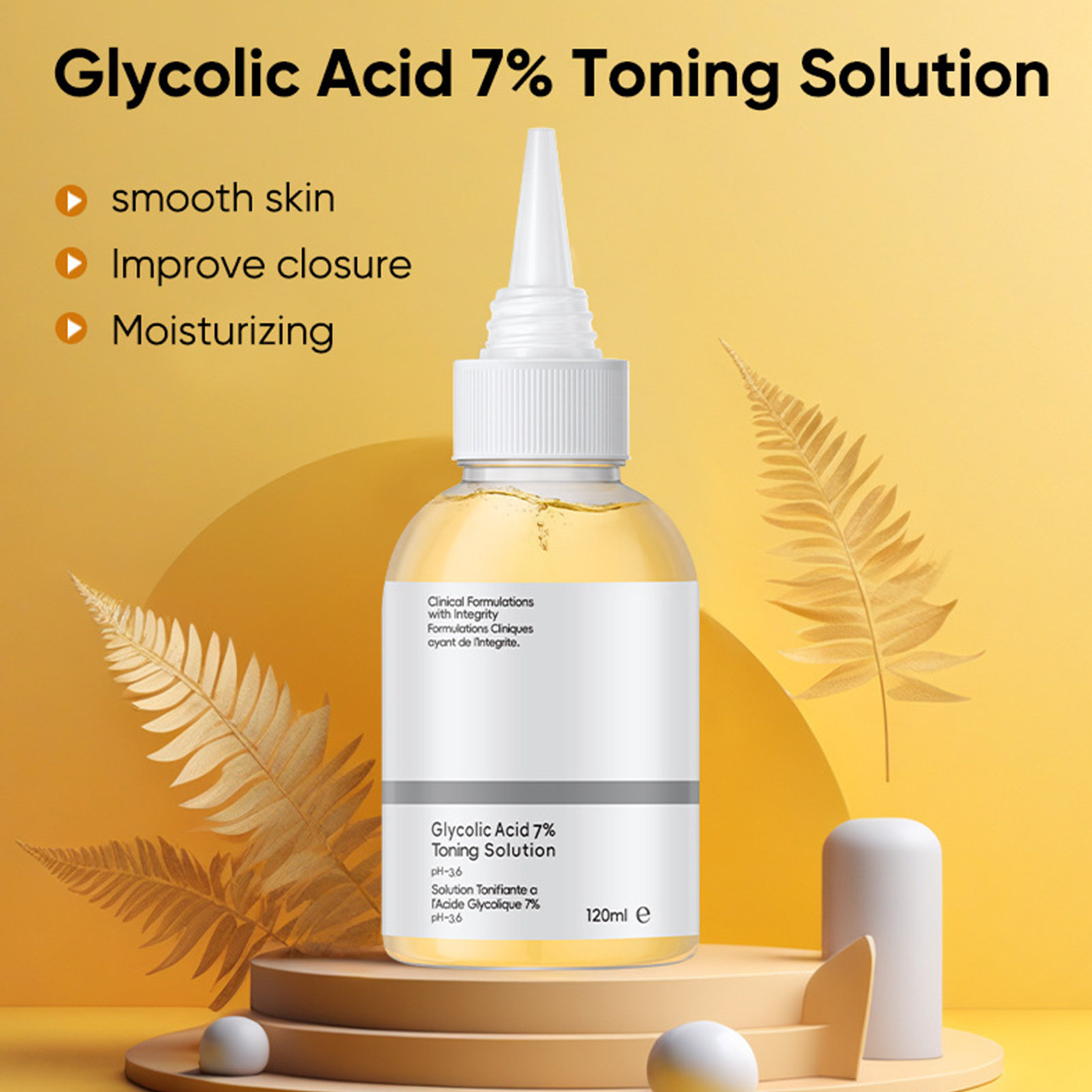 Serum pengecil pori-pori, asam - Glycolic Acid Exfoliant ulasan dan harga